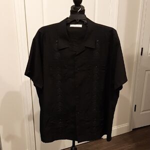 Monte Carlo Black Button Down Shirt